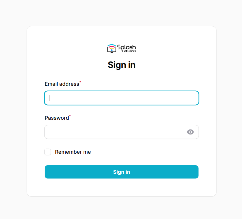 Login Screen