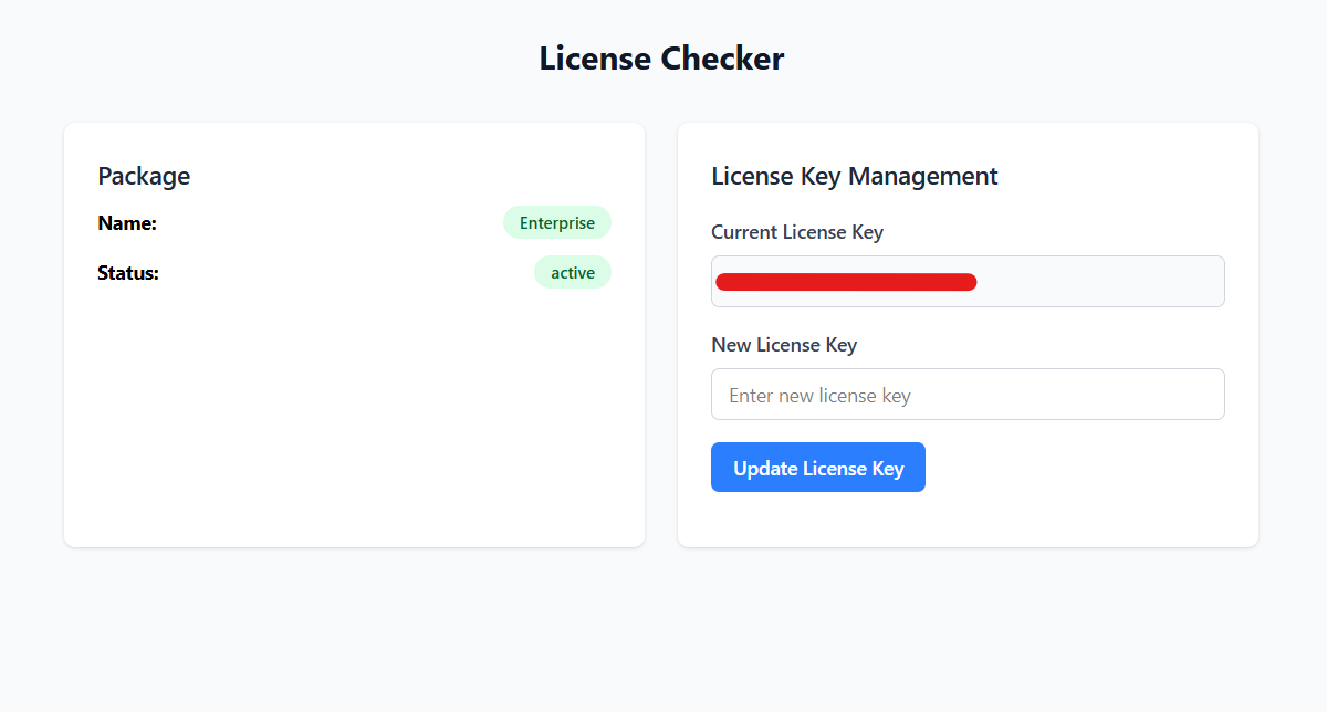 License Configuration