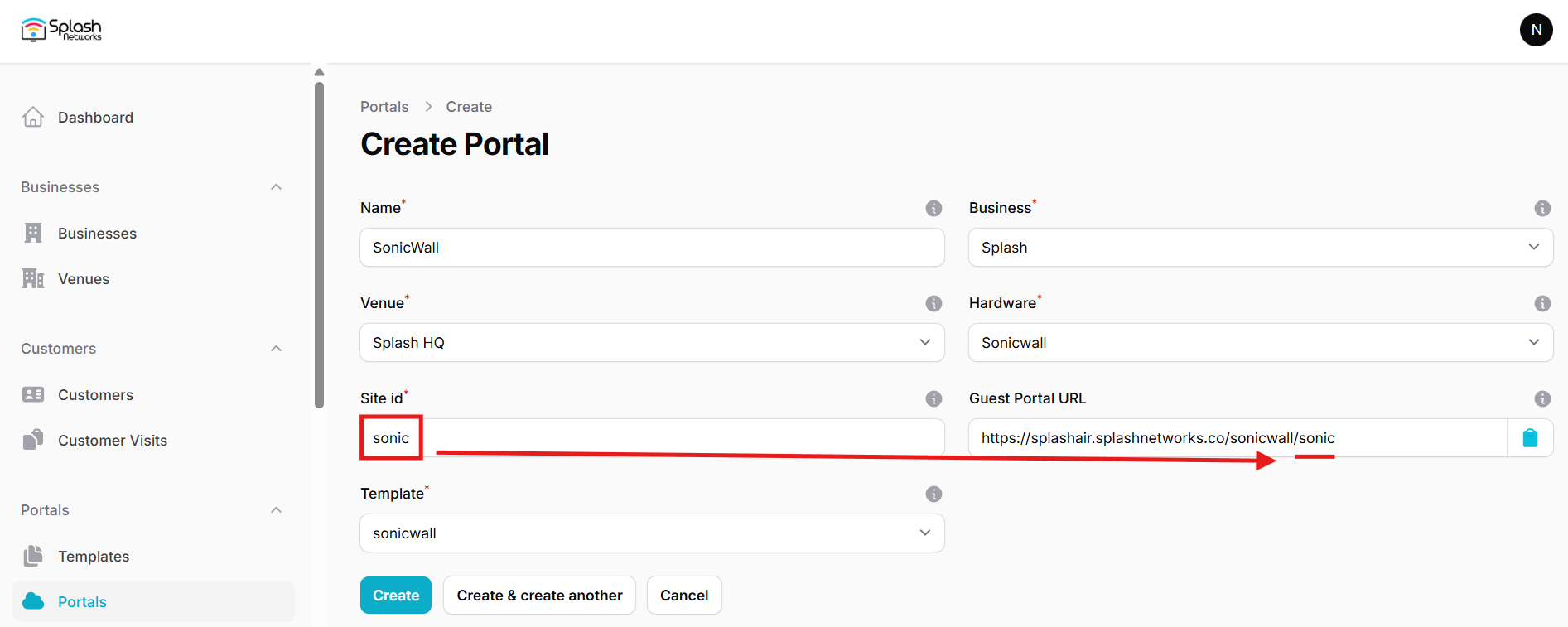 Sonicwall Portal